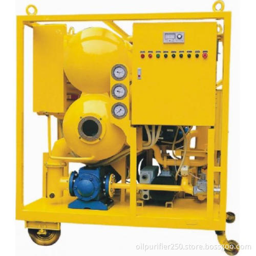 Double-stage vacuum transformer oil purifier